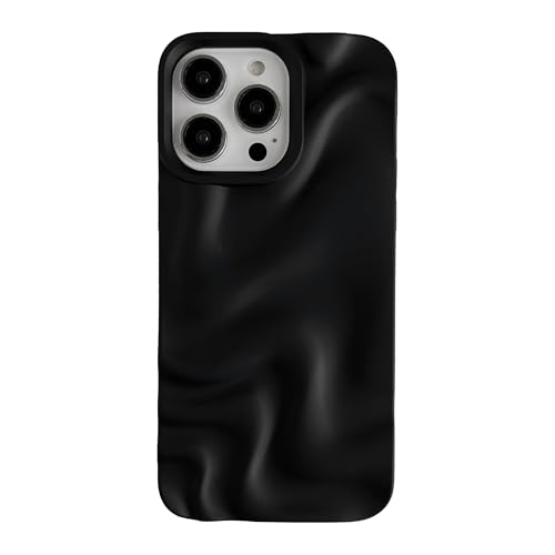 Coque iPhone 14 Pro Max vague d'eau noire idéale pour vos sorties