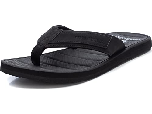 Chanclas de hombre negras XTI talla 42: calzado de verano cómodo