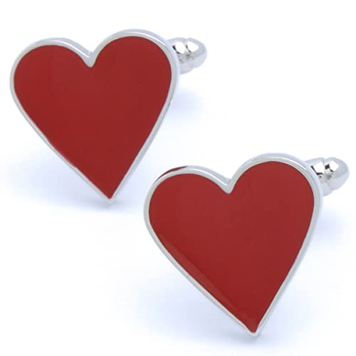 Manschettenknöpfe - Herz-Rot Cover