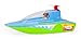 Produktbild Lena BOAZZ Sportboot 36 cm, Spielzeugboot Indoor und Outdoor, für Kinder ab 2 Jahren, mit Wassertank und Spritzfunktion, in Buntem Schaukarton, grün