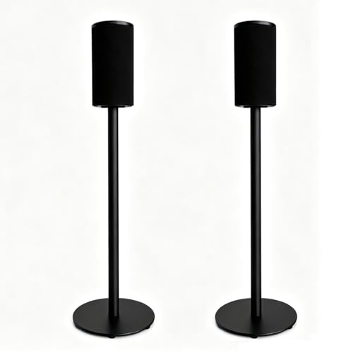 Sony SA-RS9 ���A�T���E���h�X�s�[�J�[��p�t���A�X�^���h ? 1:1������p�݌v�A�q��O���[�h�A���~��̐��^�A80cm�������A�P�[�u���B�����[ (�u���b�N 1�g)
