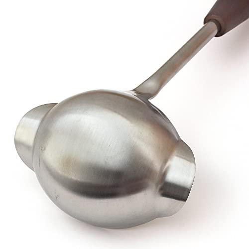 Acme Vintage Wide Mouth Ladle, Stainless Steel #TOP5