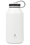 Manna Ranger 64 oz Vacuum Insulated Stainless Steel Wide Mouth Sports Water Bottle With Flex Cap |...