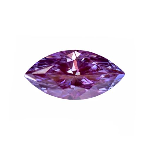 Moissanite en vrac vvs1 et collier de perles roses authentique avec certificat GRA