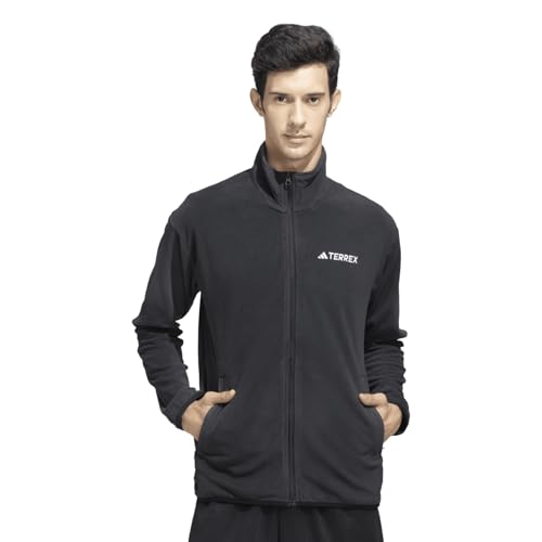 Image of adidas Men Polar Fleece Jacket |Mt Ess Fz Fl|