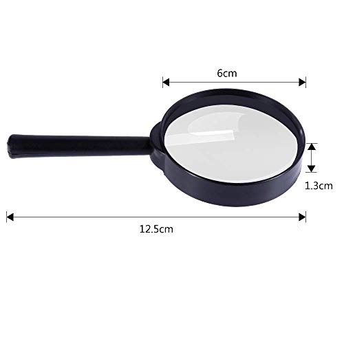 Voarge 8 x vergrootglas voor kinderen, speelgoed, kindersets voor kinderverjaardag, feest, cadeau voor detective, spion… - Image 4
