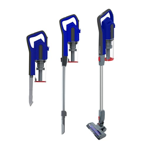 La Mejor Lista de Aspiradora Koblenz los mejores 10. 44 Koblenz Aspiradora Stick Sagittarius 3 en 1 de 600W, Devoradora de Mano y de Bastón de 1.75 L, con Rodillo Eléctrico para Pelo de Mascota, Alfombra, Autos, etc., Motor...