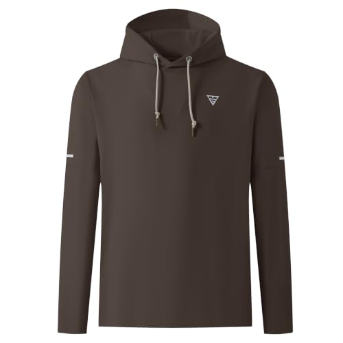 Image of M MAELREG Hoodies for Men Golf Fleece Hooded Sweatshirts Dry Fit Athletic Lightweight Casual Midlayer Mens Hoodies Pullover