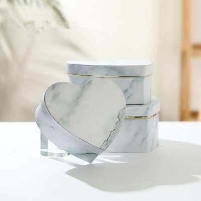 1/3Pcs Florist Hat Boxes Heart Shaped Box Candy Boxes Gift Box Packaging Boxes for Gifts Christmas Flowers Gifts Living Vase (Mint Green)
