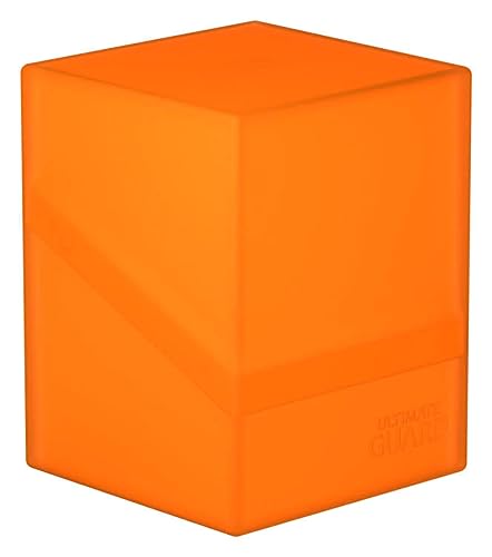 Ultimate Guard Boulder 100+ Classic, Deck Case for 100 Double-Sleeved TCG Cards, Topaz, Secure & Durable Storage for Trading Card Games, Soft-Touch Finish