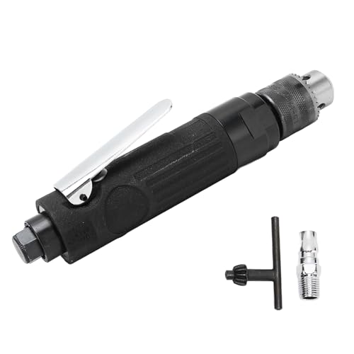 Air Power Drill, 3/8 Inch High Speed Straight Pneumatic Drill Pneumatic Drilling Engraving Polishing Tool Air Drilling Tool for High Speed Grinding
