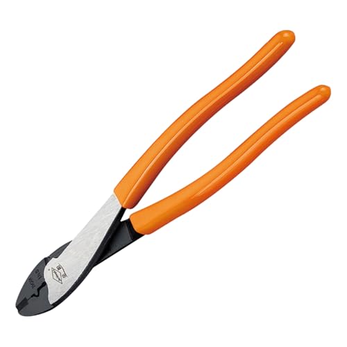 Tagliafili e crimpatrice in acciaio ad alta resistenza, 25,4 cm, per elettricisti e tecnici di riparazione, pinza crimpatrice ergonomica