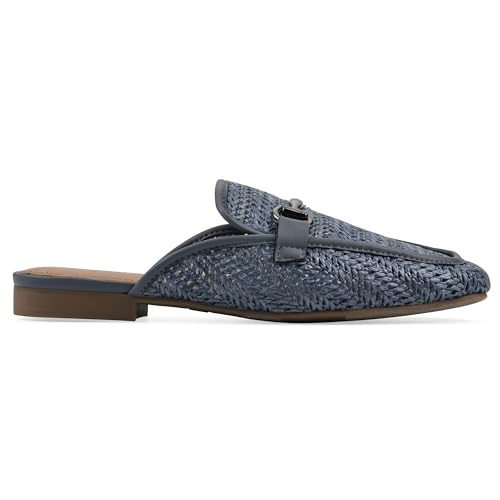 Image of WHITE MOUNTAIN Women's Bobbin Open-Back Slip-On Loafer