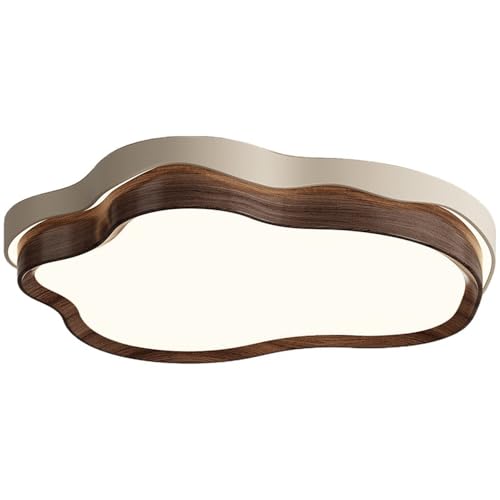 SIVAJI Luces Panel Creativas De Estilo Medieval Lámpara Techo Elegante De Bajo Consumo 3 Luces Planas Personalizadas Regulables Luminarias Metal De Estilo Chino para Dormitorio, Habitación,