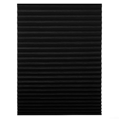 La mejor comparación de Persianas de Papel disponible en línea. 50 Cortinas plisadas autoadhesivas de alta opacidad, persianas de papel no tejidas, cortadas a tamaño, sin taladros, para el hogar, dormitorio, cocina, baño, 60 x 150 cm, color...