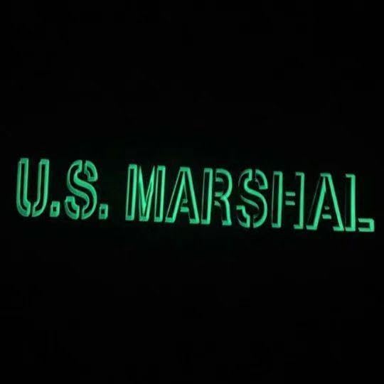 IR US marshal レンジャーグリーン レーザーカットパッチ TMC US アメリカ国旗 IR風 レーザーカット ラージパッチ