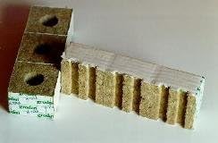 4" x 4" x 3" Rockwool Block