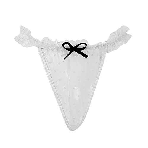 Xinshide Toe Undies Sexy Women Thongs Ladies Underwear Low Rise Hipster Bikini Panties G String Pretty Womens Panties White #TOP6