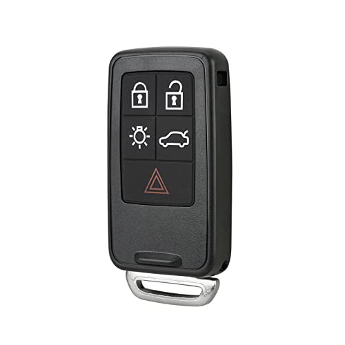 5 Buttons For Volvo V40 V60 V70 XC60 XC70 S60 S80 Remote Control Key Fob Case Cover with Uncut Blade