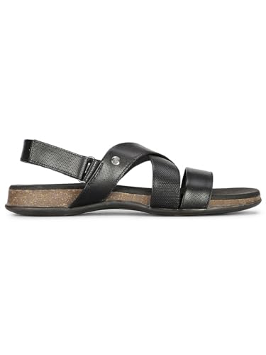 Image of Hush Puppies Tedd Sandal E Men's Black Sandals - 8 UK (8646022)