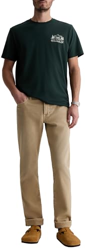 Image of AG Jeans Men's Everett Slim Straight Jean, 7 Years Sulfur Valley Tan, 35W x 32L
