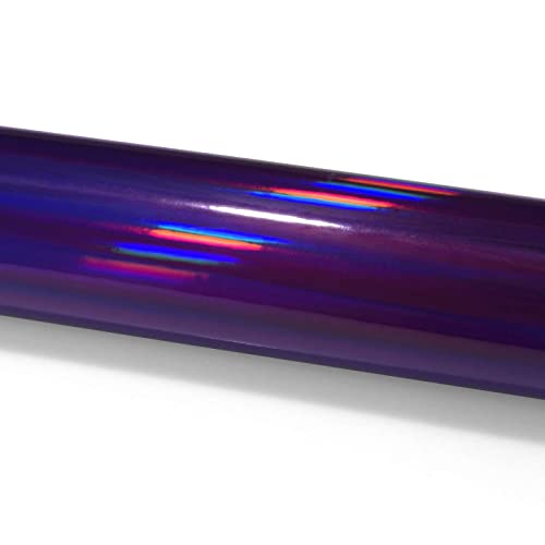 Holographic Purple Rainbow Chrome Vinyl Wrap Auto Car Motorcycle Boat Sheet Film 60"X480" (5Ftx40Ft) Tool Kit #TOP2