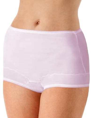 Image of Dixie Belle Women's Underwear Nylon Brief High Waist Scallop Trim 3-Pack 719