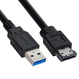 LIONX USB 3.0 to eSATA Adapter USB to HDD/SSD/ODD Converter eSATA to USB Cable