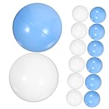 WOONEKY 100 Piezas Pelota Oceánica para Niños Apoyos Hoyos Bolas Bounce House De Juego a Prueba De Aplastamientos Juguetes De Agua Hoyo De Carpa Bolas De Océano Educación Física