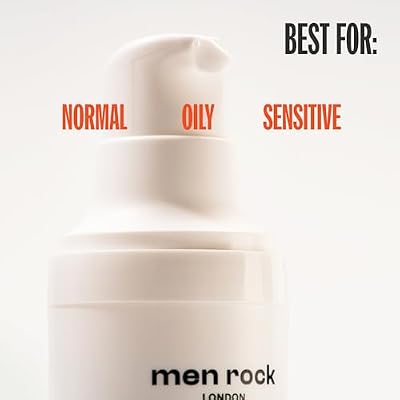 Men Rock Face Cream Multi Action Anti-Ageing - Mens Facial Moisturizer - Daily Face Moisturizer for Men - Skincare Products - Daily Lotion - 1.7 oz