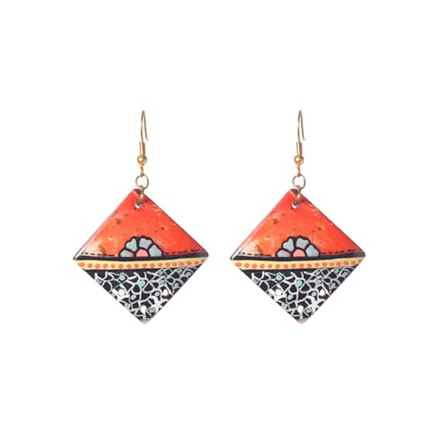 Image of Boho Chic Earrings Collection - Colorful Tassel, Chandeliers, Hoops & Huggies for Women