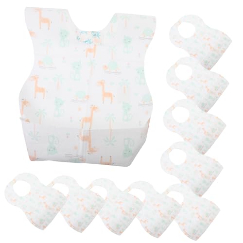 CIMAXIC Baberos Desechables Para Bebé Con Diseño De Animales Para Alimentación Infantil Prácticos y Cómodos Para y Niñas