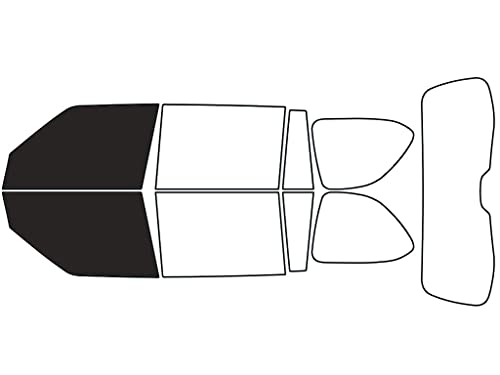 Rvinyl Window Tint Kit Compatible with Nissan Armada 2017-2023 - Front Precut Kit - 20%