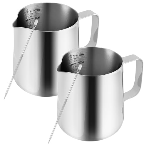 350ML Milk Frothing Jug with Spoon