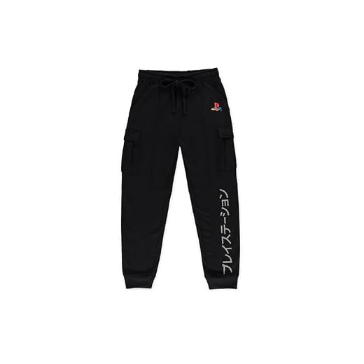 Playstation Männer Trainingshose schwarz L 51% Baumwolle, 49% Polyester Fan-Merch, Gaming