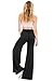 TOP LEGGING TL Women's Versatile Comfy Wide Leg Long Boho Maternity Palazzo Gaucho Pants Black XLarge