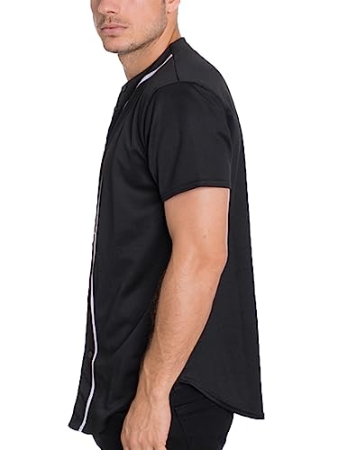 Camisa de béisbol para hombre Weiv Gear con botones, uniforme deportivo activo de equipo miniatura 2