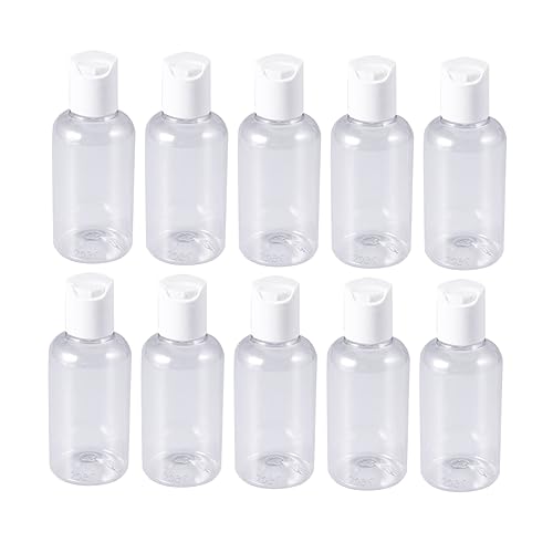 OATIPHO 10 Piezas Botellas Rellenables de Viaje Pack de Contenedores Prácticos para Champú Loción y Gel Colores Aleatorios Cosméticos y Cuidado Aleatorio