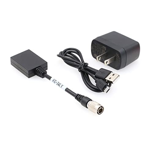 Eonvic Total Station Bluetooth Adapter Data Cable Hirose 6-pin to Bluetooth Adapter with USB Transfer Data Cable for SOKKIA Total Stations