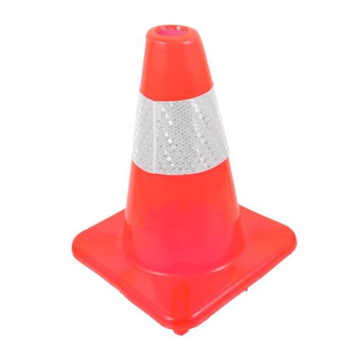 Amosfun Cono de Tráfico Reflectante de Cono de Seguridad para Construcción Entrenamiento y Señalización Exterior y Duradero para Uso Todo Tipo