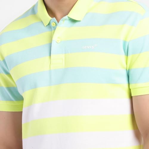 Image of Levi's Men's Cotton Regular Fit Stripes T-Shirt