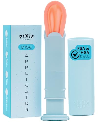 Pixie Menstrual Disc Applicator for Feminine Care - Inserts Like A Tampon - Every Woman Can Now Use Period Discs - Perfect for Long Nails - Self Sanitizer TPE Properties - NOT for Menstrual Cups