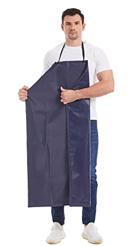 Nanxson Delantal impermeable, ajustable, duradero, resistente, delantal de trabajo, lavado, carnicero, industria CF3114 Cover