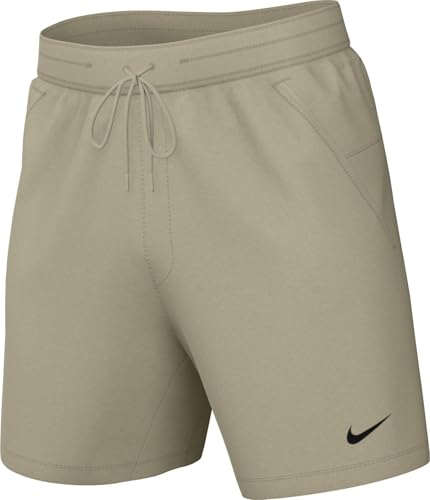 Nike Form Vielseitige Dri-Fit Herrenshorts Ohne Futter (Ca. 18 cm), Desert Khaki/Black, DV9857-251, S