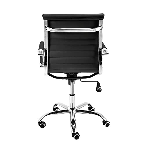 Cadeira Escritório Brun Charles Eames Diretor Giratória Aço