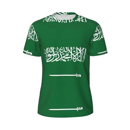T-shirt Arabie Saoudite homme séchage rapide pour entraînement et running