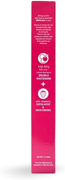 Korea Kojic Arbutin Skin Lightening Soap - 120g x 3