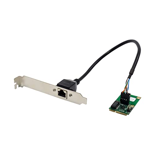 Mini adaptador de red PCIe 2500Mbps con puerto RJ45 Lan Card Realtek RTL8125B 4
