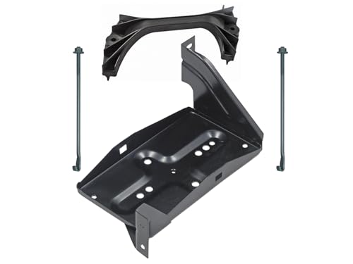 Battery Tray Kit 1973-79 F-Series Pickup Truck 100 150 250 350 1978-79 Bronco Pickup Clamp Mount Bolts (EBC7TZ-10732KT-73)