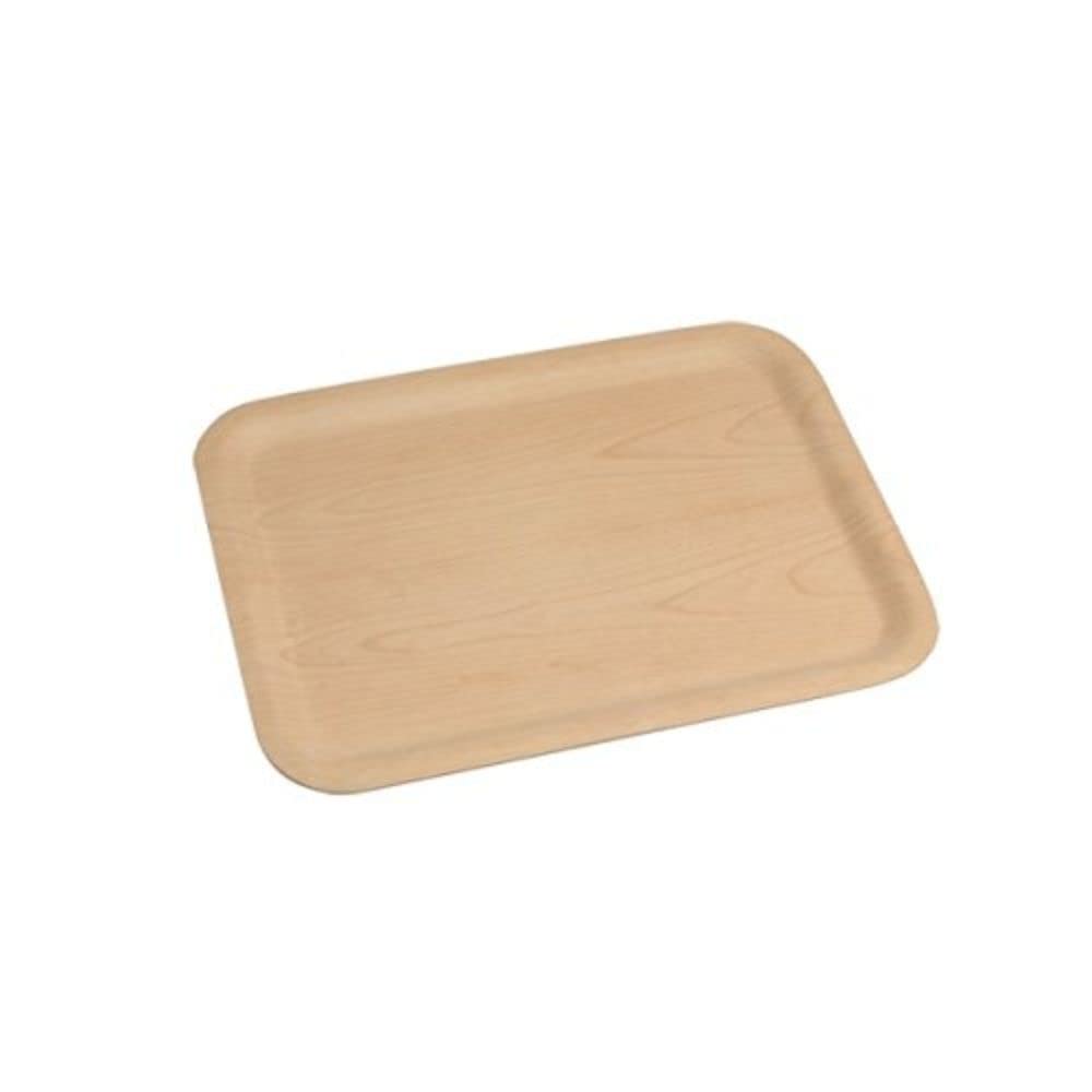 Genware NEV-LT4634 Lightwood Birch Tray, 460 mm x 340 mm